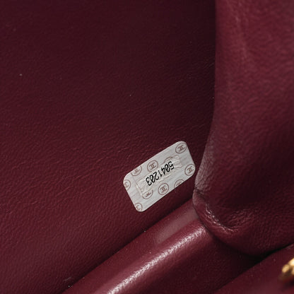 CHANEL Matlasse Full Flap Chain Shoulder Lambskin Black Gold-Tone Hardware, Pre-Owned