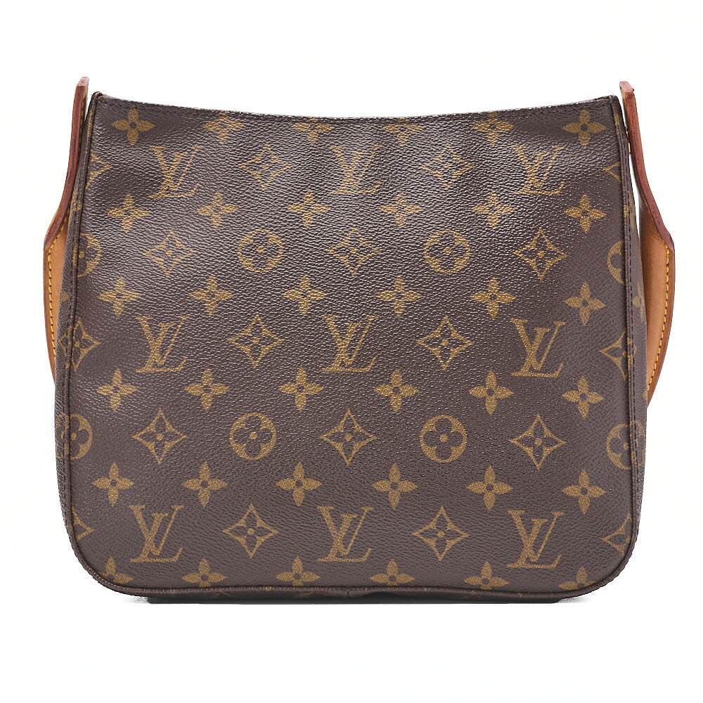 LOUIS VUITTON Monogram Looping MM One Shoulder M51146 Brown Gold-Tone Hardware, Pre-Owned