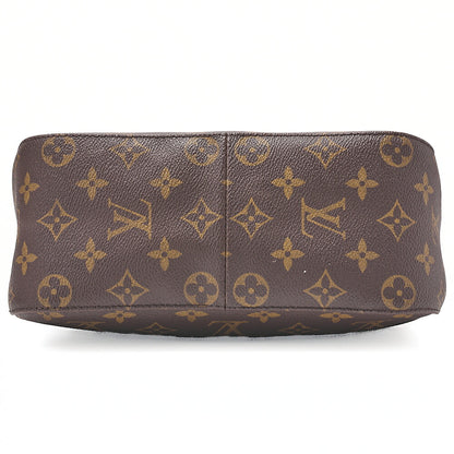 LOUIS VUITTON Monogram Looping MM One Shoulder M51146 Brown Gold-Tone Hardware, Pre-Owned