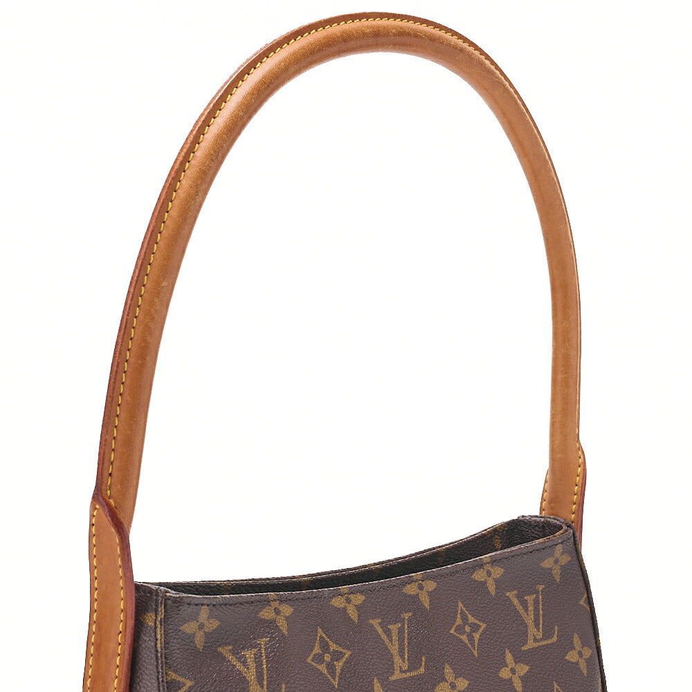 LOUIS VUITTON Monogram Looping MM One Shoulder M51146 Brown Gold-Tone Hardware, Pre-Owned
