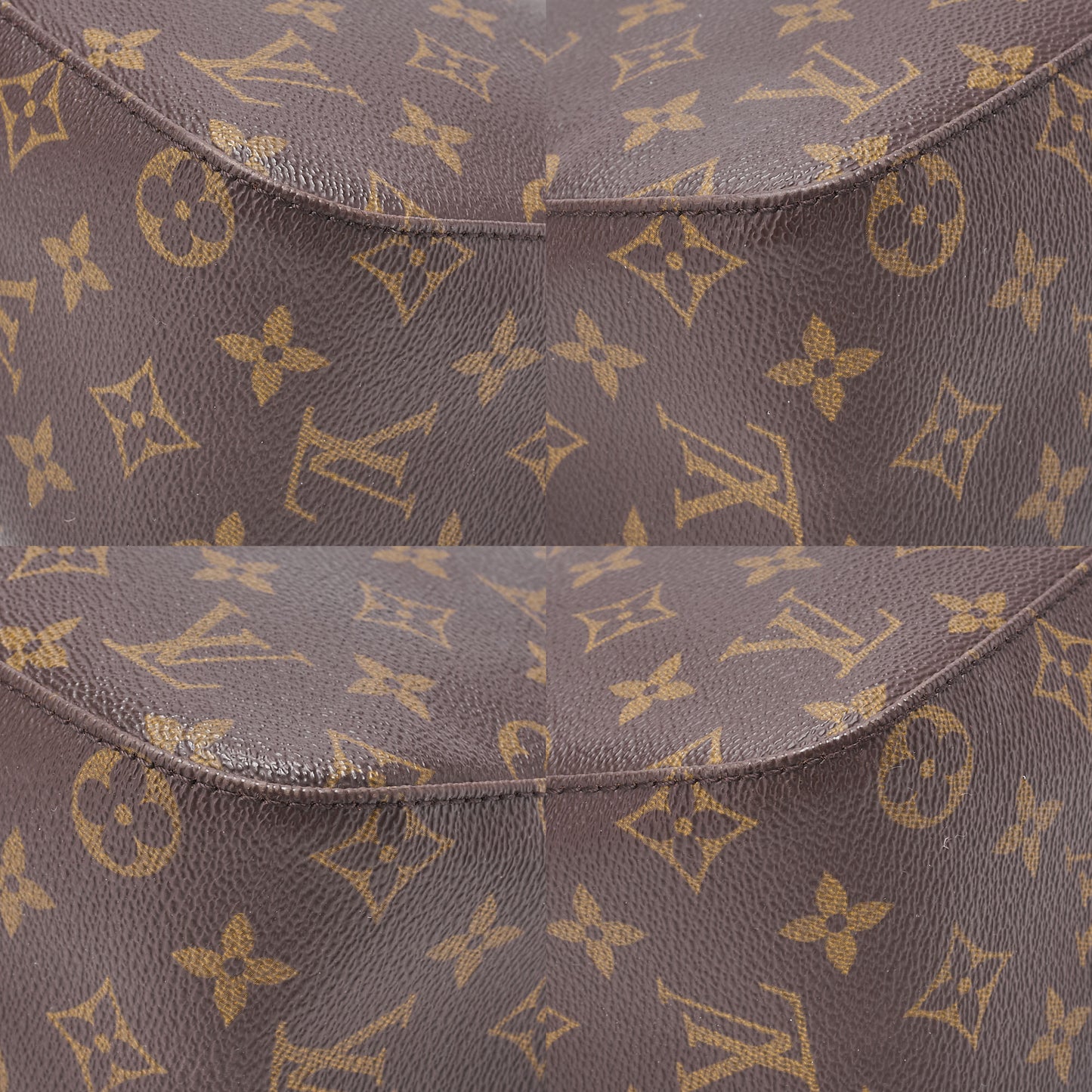 LOUIS VUITTON Monogram Looping MM One Shoulder M51146 Brown Gold-Tone Hardware, Pre-Owned