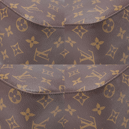 LOUIS VUITTON Monogram Looping MM One Shoulder M51146 Brown Gold-Tone Hardware, Pre-Owned