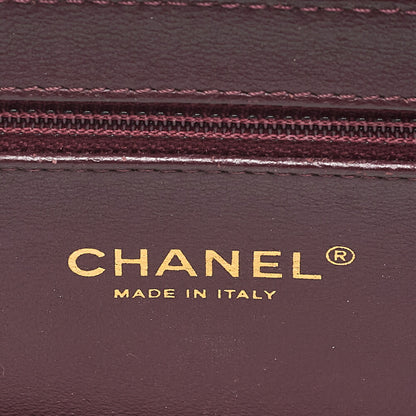 シャネル マトラッセ バティロック チェーンショルダー ラムスキン ネイビー ゴールド金具 中古品