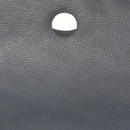 HERMES Sack Colorado GM Liege x Toile Ash Shoulder Bag Blue Indigo Silver-Tone Hardware, Pre-Owned