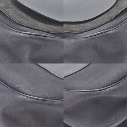 HERMES Sack Colorado GM Liege x Toile Ash Shoulder Bag Blue Indigo Silver-Tone Hardware, Pre-Owned