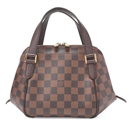 LOUIS VUITTON Louis Vuitton Damier Belem PM Shoulder Bag N51173 Brown Gold-Tone Hardware, Pre-Owned