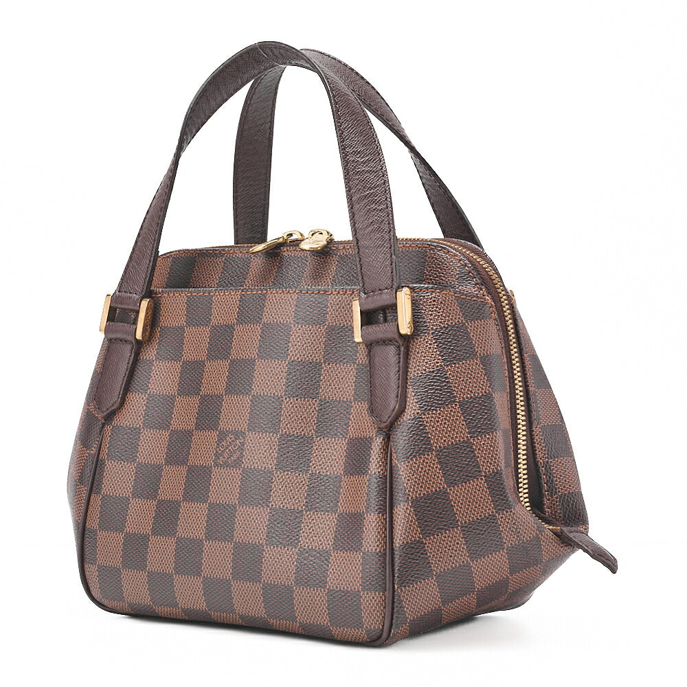 LOUIS VUITTON Louis Vuitton Damier Belem PM Shoulder Bag N51173 Brown Gold-Tone Hardware, Pre-Owned
