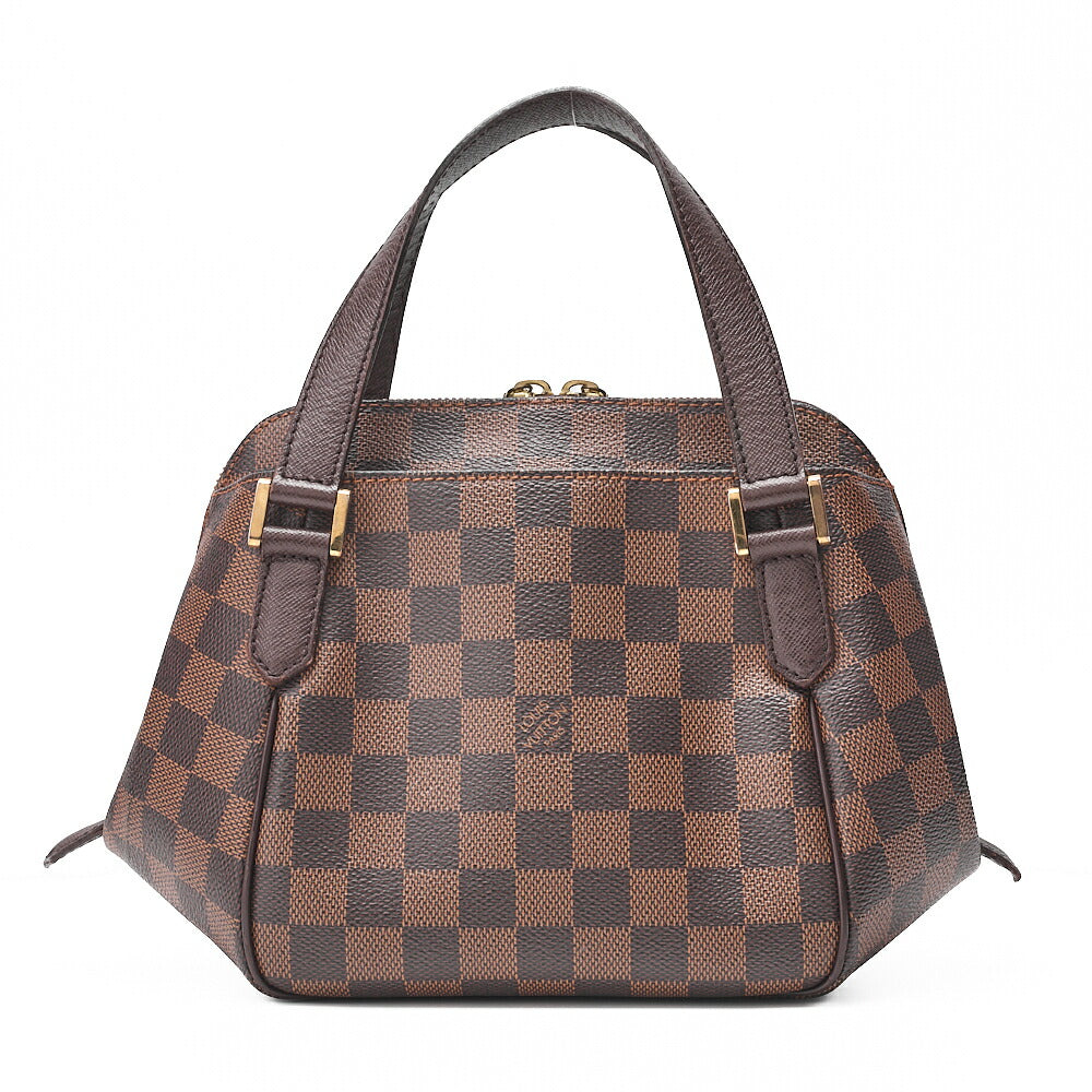 LOUIS VUITTON Louis Vuitton Damier Belem PM Shoulder Bag N51173 Brown Gold-Tone Hardware, Pre-Owned