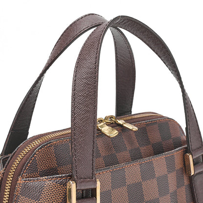 LOUIS VUITTON Louis Vuitton Damier Belem PM Shoulder Bag N51173 Brown Gold-Tone Hardware, Pre-Owned