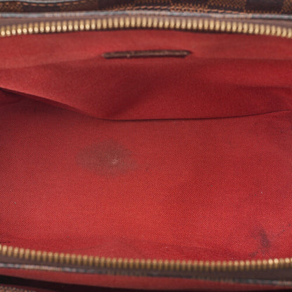 LOUIS VUITTON Louis Vuitton Damier Belem PM Shoulder Bag N51173 Brown Gold-Tone Hardware, Pre-Owned