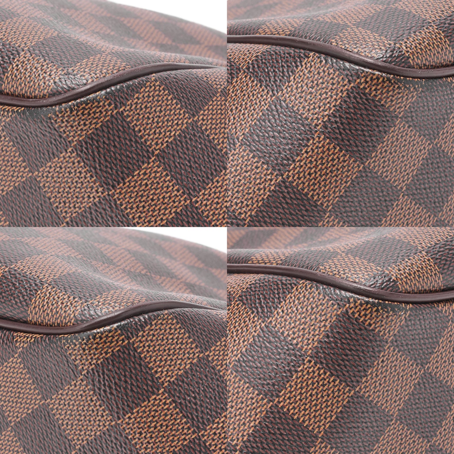 LOUIS VUITTON Louis Vuitton Damier Belem PM Shoulder Bag N51173 Brown Gold-Tone Hardware, Pre-Owned