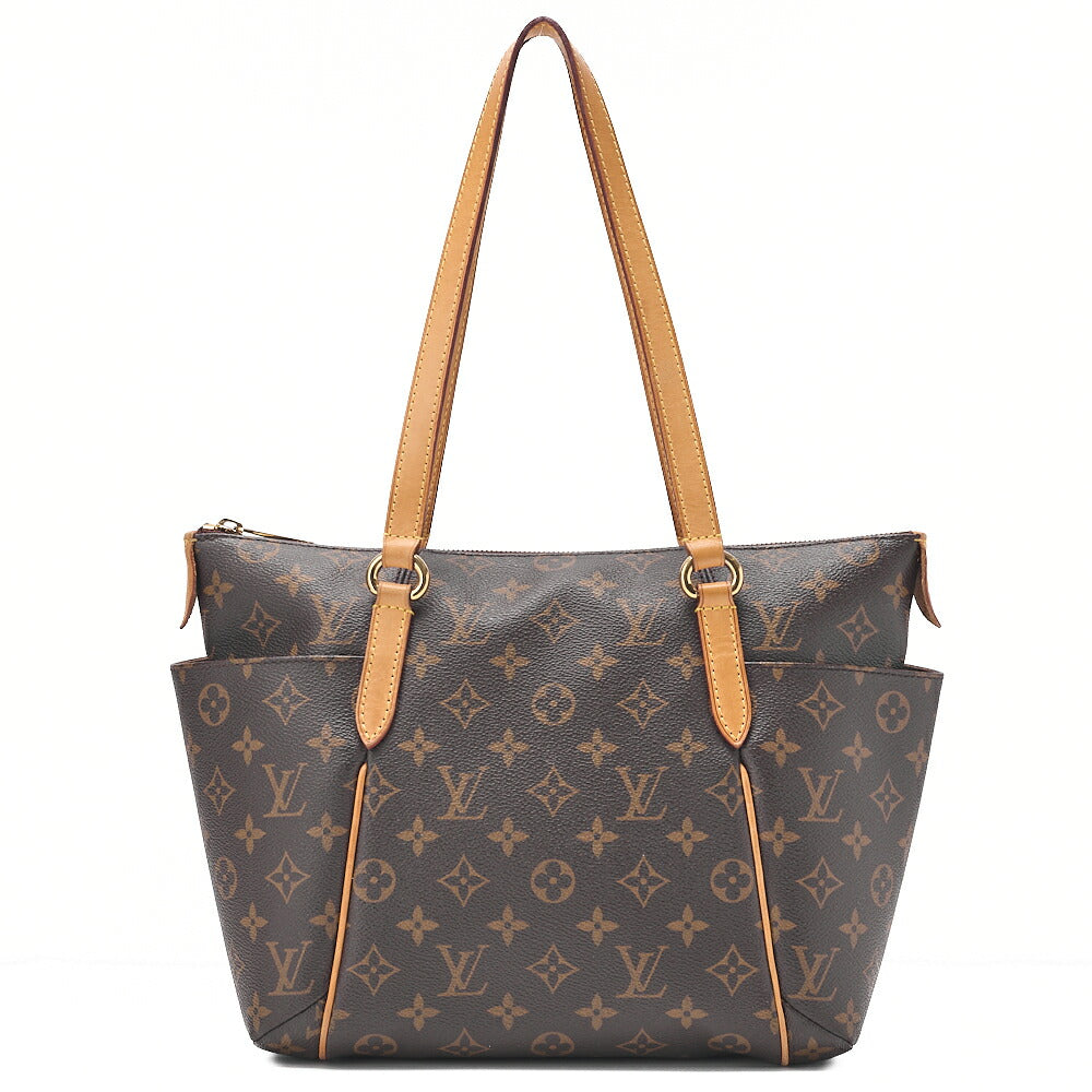 LOUIS VUITTON ルイヴィトン モノグラム トータリーPM ショルダーバッグ M56688 ブラウン ゴールド金具 中古
