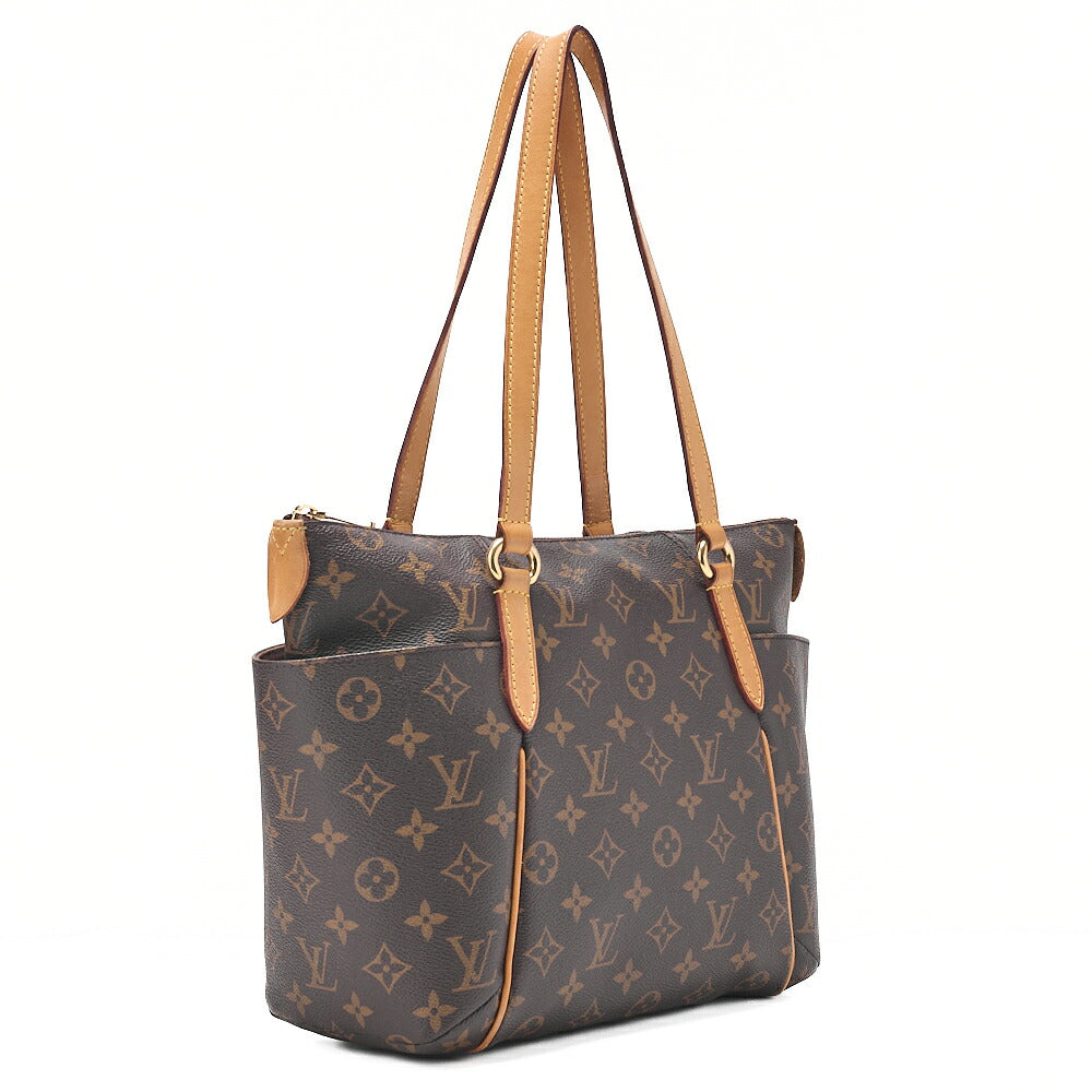 LOUIS VUITTON ルイヴィトン モノグラム トータリーPM ショルダーバッグ M56688 ブラウン ゴールド金具 中古