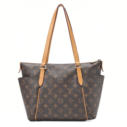 LOUIS VUITTON ルイヴィトン モノグラム トータリーPM ショルダーバッグ M56688 ブラウン ゴールド金具 中古