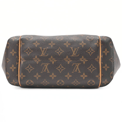 LOUIS VUITTON ルイヴィトン モノグラム トータリーPM ショルダーバッグ M56688 ブラウン ゴールド金具 中古