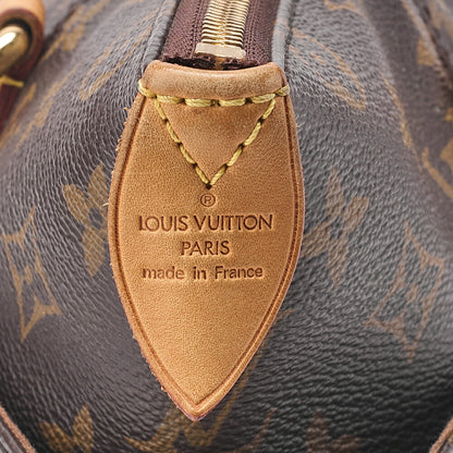 LOUIS VUITTON ルイヴィトン モノグラム トータリーPM ショルダーバッグ M56688 ブラウン ゴールド金具 中古