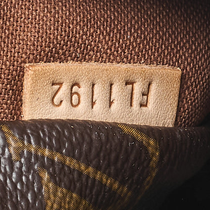 LOUIS VUITTON ルイヴィトン モノグラム トータリーPM ショルダーバッグ M56688 ブラウン ゴールド金具 中古