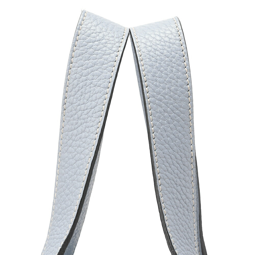HERMES ピコタンロック MM トリヨンクレマンス ブルーペール シルバー金具、中古品