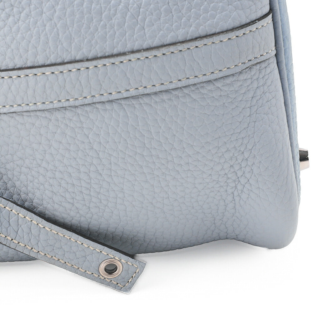 HERMES ピコタンロック MM トリヨンクレマンス ブルーペール シルバー金具、中古品