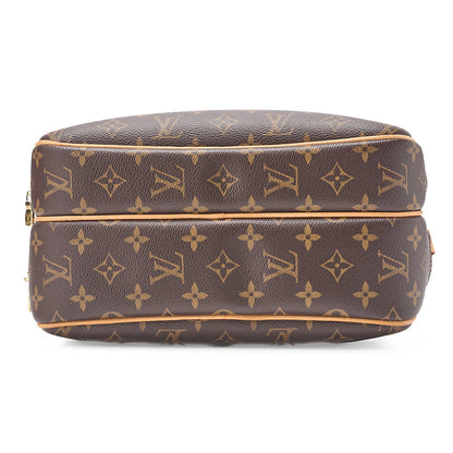 LOUIS VUITTON Louis Vuitton Monogram Reporter PM Shoulder Bag Monogram Brown Gold-Tone Hardware, Pre-Owned
