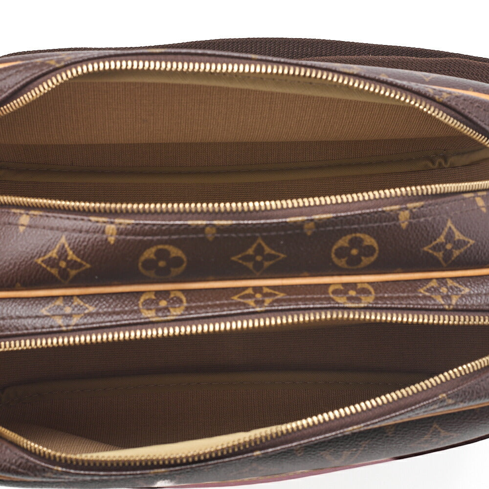 LOUIS VUITTON Louis Vuitton Monogram Reporter PM Shoulder Bag Monogram Brown Gold-Tone Hardware, Pre-Owned