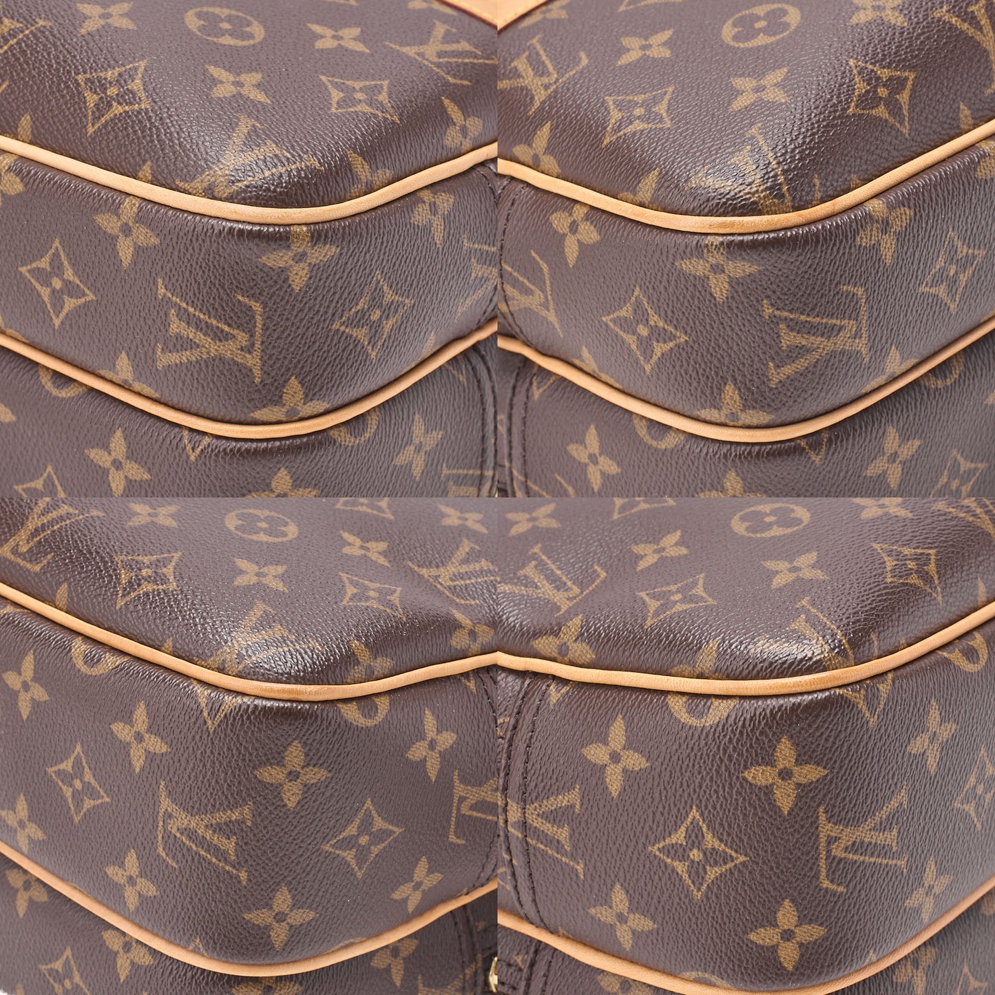 LOUIS VUITTON Louis Vuitton Monogram Reporter PM Shoulder Bag Monogram Brown Gold-Tone Hardware, Pre-Owned