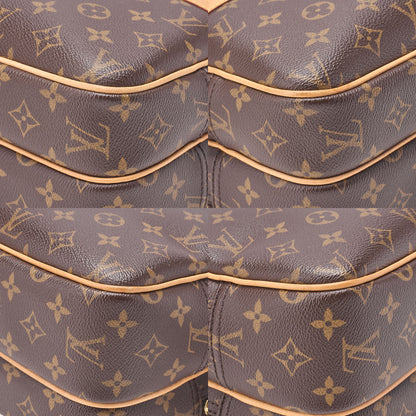 LOUIS VUITTON Louis Vuitton Monogram Reporter PM Shoulder Bag Monogram Brown Gold-Tone Hardware, Pre-Owned