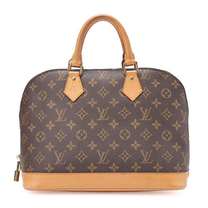 LOUIS VUITTON Louis Vuitton Handbag Monogram ALMA PM N51130 Brown Gold-Tone Hardware, Pre-Owned