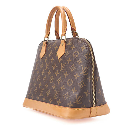 LOUIS VUITTON Louis Vuitton Handbag Monogram ALMA PM N51130 Brown Gold-Tone Hardware, Pre-Owned