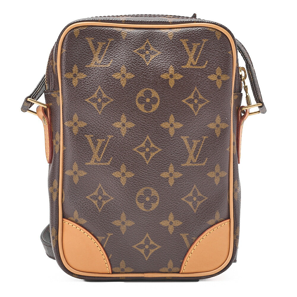 LOUIS VUITTON Louis Vuitton Shoulder Bag Monogram Danube M45266 Brown Gold-Tone Hardware, Pre-Owned