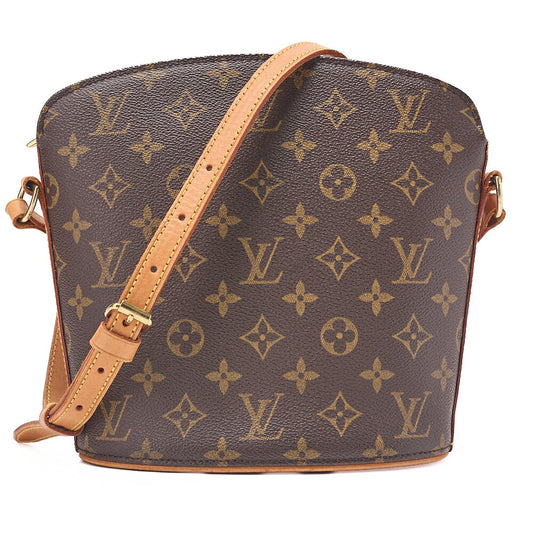 LOUIS VUITTON Louis Vuitton Shoulder Bag Monogram Drouo M51290 Brown Gold-Tone Hardware, Pre-Owned