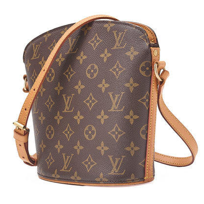 LOUIS VUITTON ルイヴィトン ショルダーバッグ モノグラム ドルーオ M51290 ブラウン ゴールド金具 USED