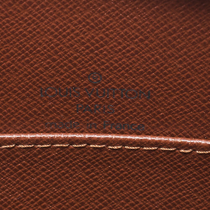 LOUIS VUITTON ルイヴィトン ショルダーバッグ モノグラム ドルーオ M51290 ブラウン ゴールド金具 USED