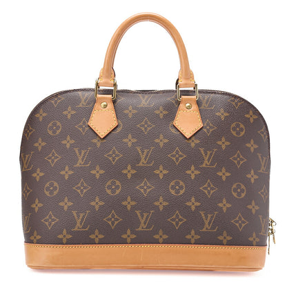 LOUIS VUITTON ルイヴィトン ハンドバッグ モノグラム アルマPM N51130 ブラウン ゴールド金具 中古
