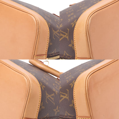 LOUIS VUITTON ルイヴィトン ハンドバッグ モノグラム アルマPM N51130 ブラウン ゴールド金具 中古