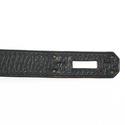 HERMES バーキン35 トリオンハンドバッグ ブラック ゴールド金具、中古