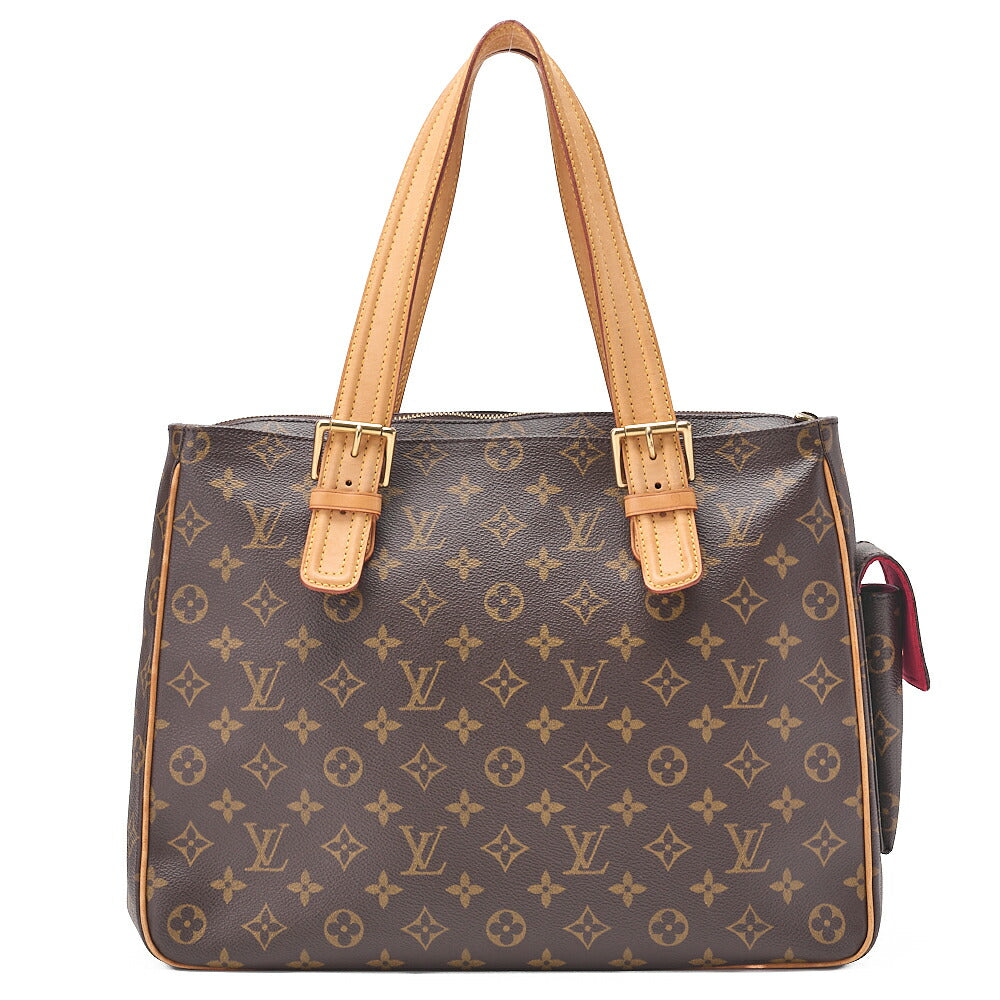 LOUIS VUITTON モノグラム ミルティプリ・シテ ハンドバッグ M51162 ブラウン ゴールド金具, 中古品