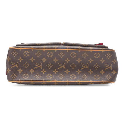 LOUIS VUITTON モノグラム ミルティプリ・シテ ハンドバッグ M51162 ブラウン ゴールド金具, 中古品