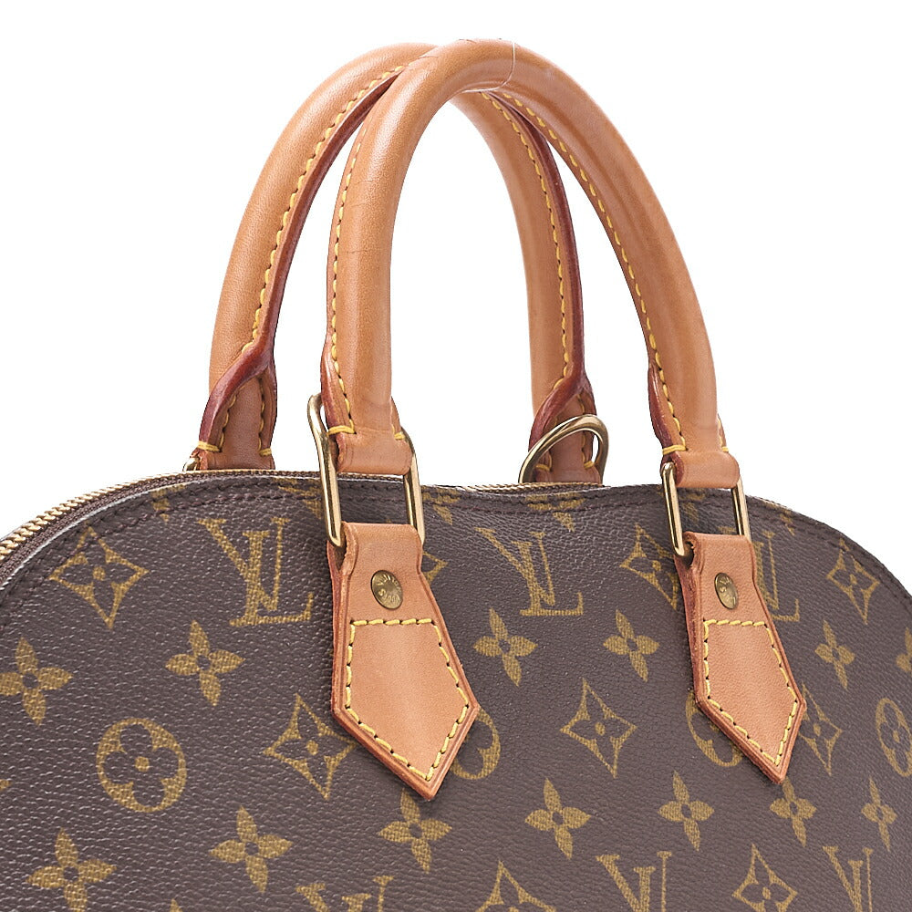 LOUIS VUITTON Louis Vuitton Handbag Monogram ALMA PM N51130 Brown Gold-Tone Hardware, Pre-Owned