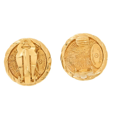 シャネル サークル ココマーク 2398 イヤリング GP ゴールドメッキ-トーン金具、中古品