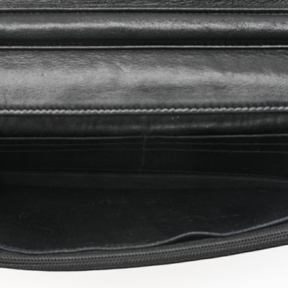 CHANEL チェーンショルダーバッグ ココマーク チェーンウォレット キャビアスキン 黒 ゴールド金具 中古品
