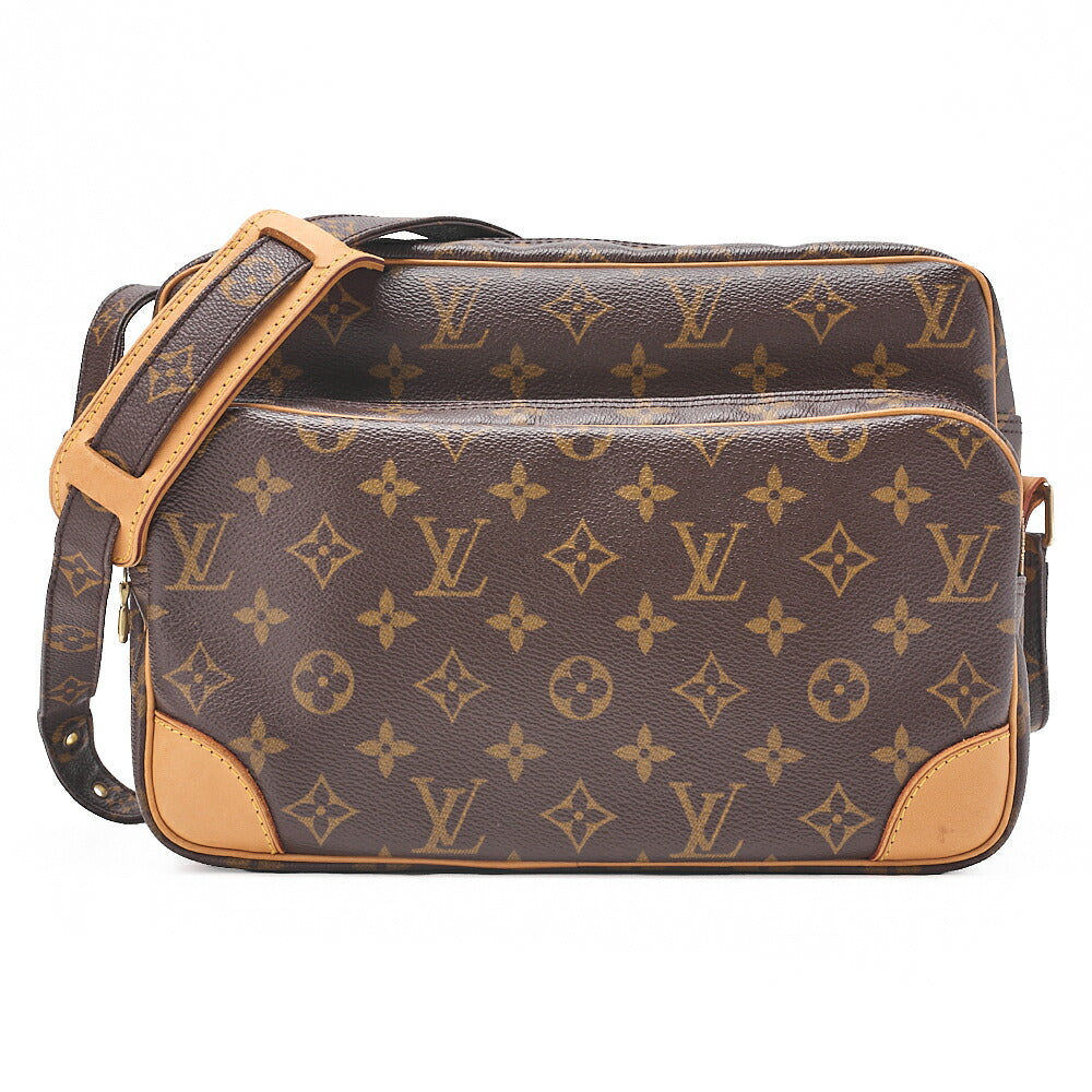 LOUIS VUITTON ルイヴィトン ショルダーバッグ モノグラム ナイル M45244 ブラウン ゴールド金具 中古品