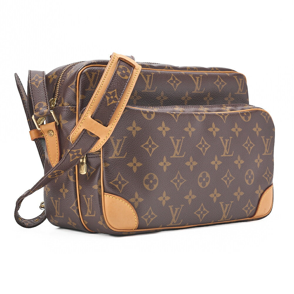 LOUIS VUITTON ルイヴィトン ショルダーバッグ モノグラム ナイル M45244 ブラウン ゴールド金具 中古品