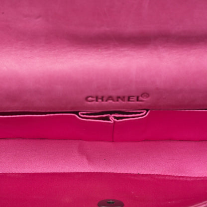 CHANEL Chanel Chocolate Bar Single Pull Chain Shoulder Lambskin Pink Silver-Tone Hardware, Pre-Owned