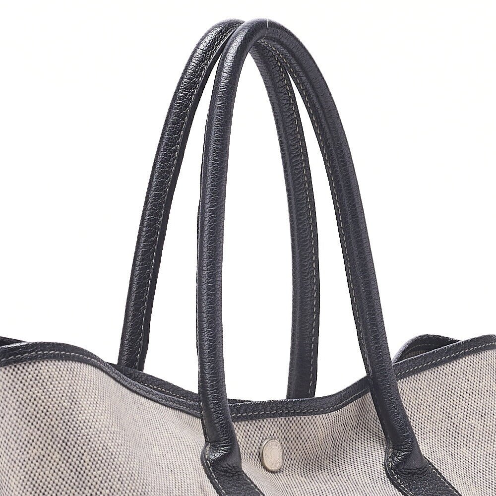 HERMES Garden Party PM Tote Bag to Toy Ash (Coated) Gray Silver-Tone Hardware, Pre-Owned