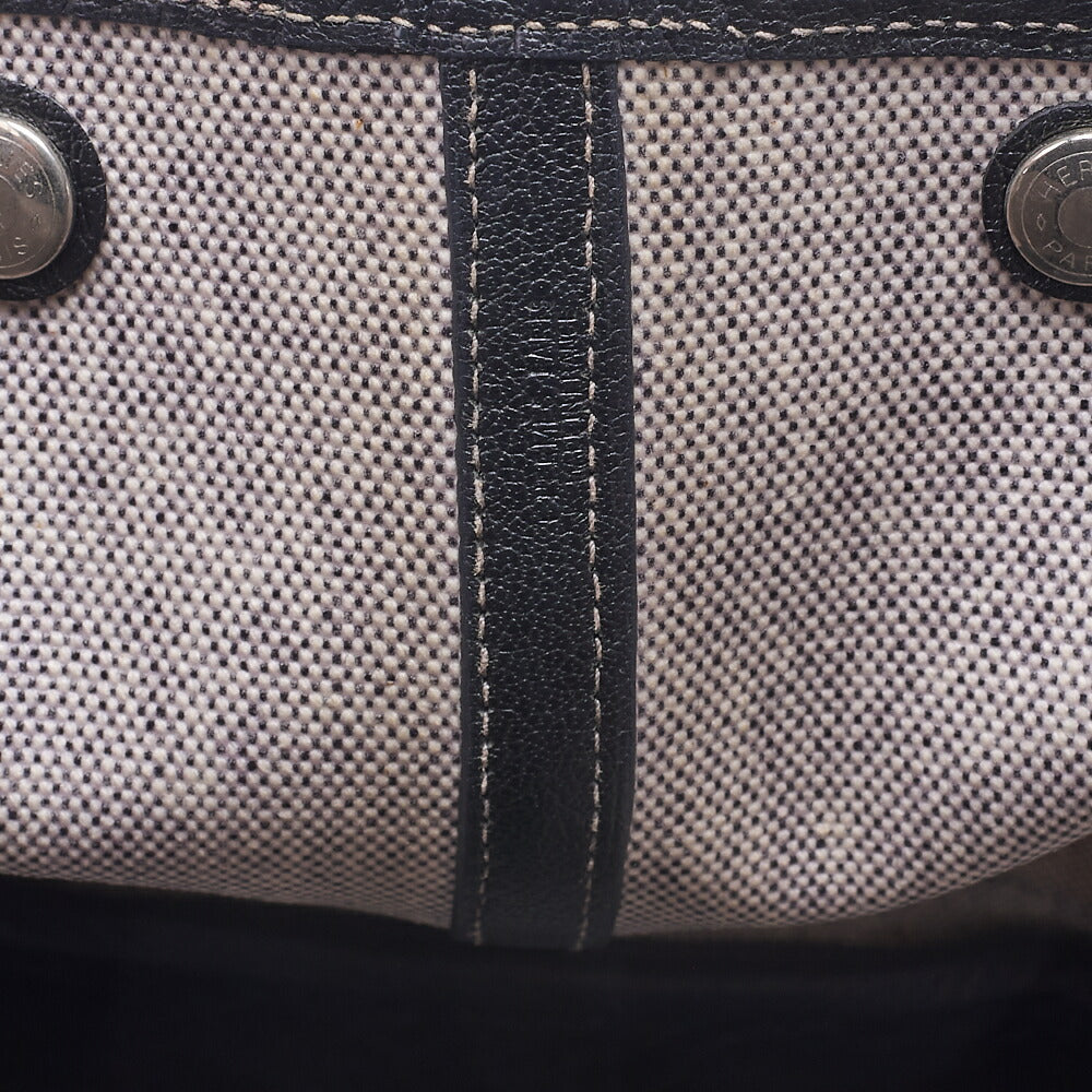 HERMES Garden Party PM Tote Bag to Toy Ash (Coated) Gray Silver-Tone Hardware, Pre-Owned