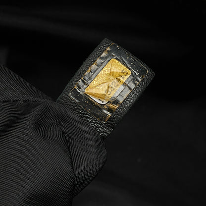CHANEL トートバッグ コーティングキャンバス パリビアリッツGM ココチャーム 黒 シルバー金具 中古
