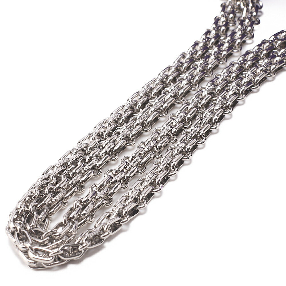 CHANEL Chain Shoulder Bag Matrasse 2.55 Lock Double Flap 2.55 Shoulder Lambskin Purple Silver-Tone Hardware, Pre-Owned