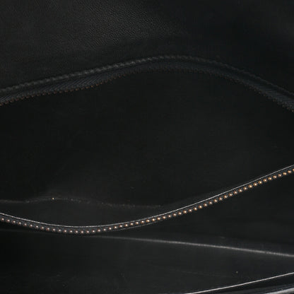 HERMES Shoulder Bag Reedy Push Lock Black Box Calf Gold-Tone Hardware, Pre-Owned