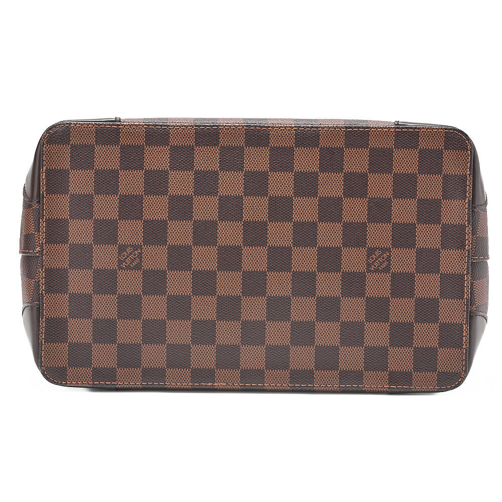 LOUIS VUITTON Louis Vuitton Damier Hampstead PM Tote Bag N51205 Brown Gold-Tone Hardware, Pre-Owned